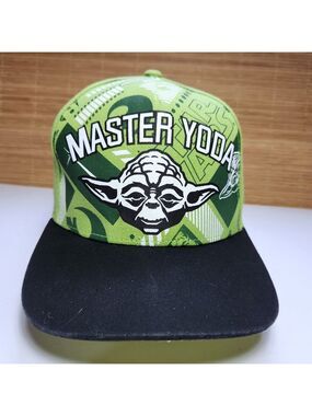 Star Wars Yoda Youth Baseball Cap Hat Master Yoda Size 8-16